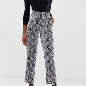 ASOS Parisian tall snake pants